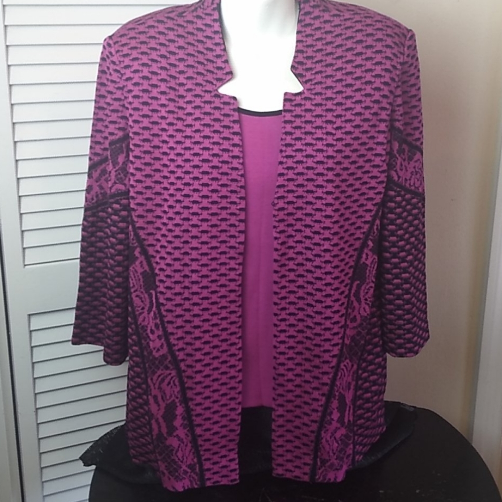 Ming Wang Twin Knit Sweater Set